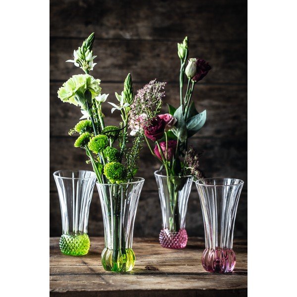 2 roheline kristallklaasist vaasi komplekt Spring - Nachtmann, kõrgus 13,6 cm-image-3