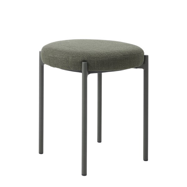 Khaki värvi metallist taburet Pelican - Unique Furniture