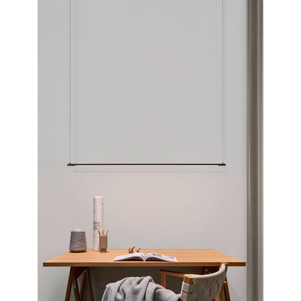 Matt must alumiiniumist LED-rippvalgusti Elettra - Nova Luce-image-1