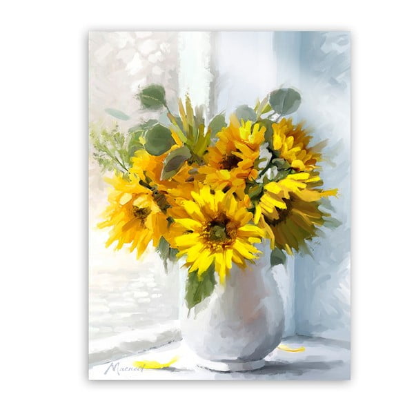 Lõuend Lilled , 60 x 80 cm Sunflowers - Styler