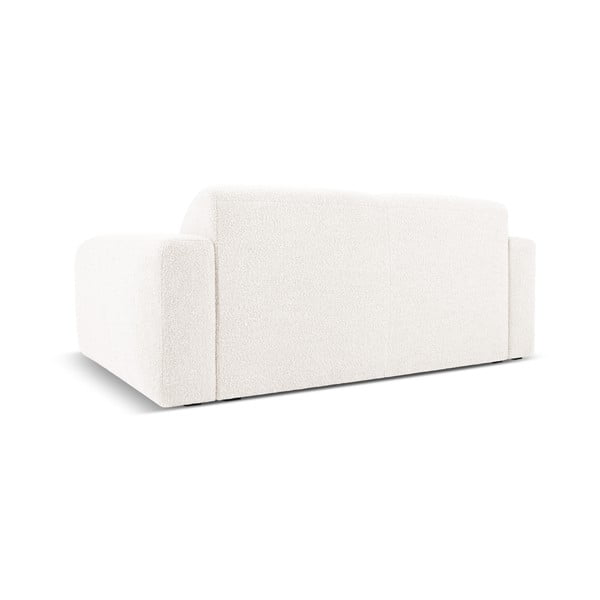 Valge bukleekangast diivan 170 cm Molino - Micadoni Home-image-3