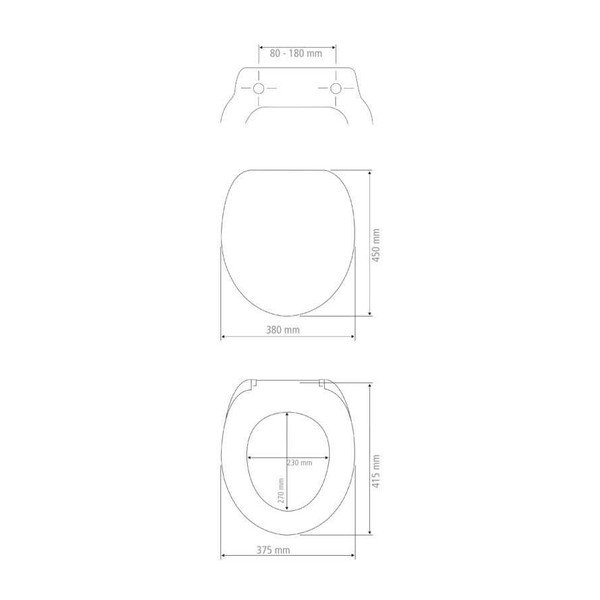 Lihtsalt sulguv WC-iste Old Time Plane, 45 x 37,5 cm - Wenko-image-3