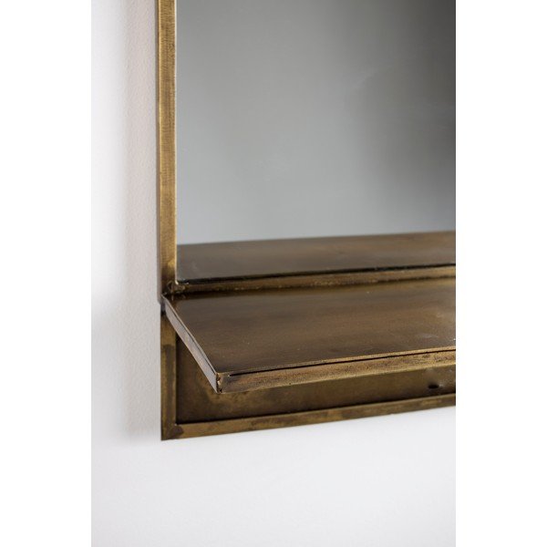 Seinapeegel riiuliga 37x61 cm Feyza - White Label-image-2