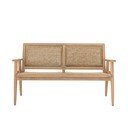 Täispuidust aiadiivan naturaalses värvitoonis Sorrento - Bloomingville