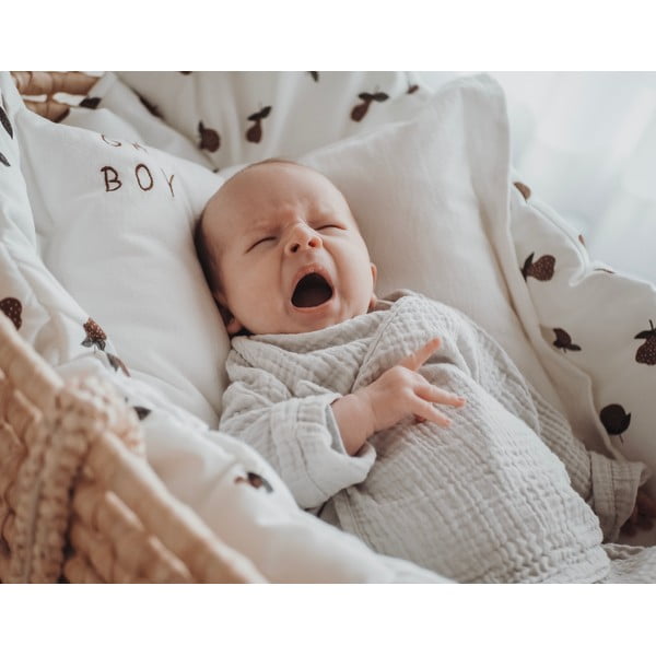 Valge puuvillane beebitekk 140x200 cm - Malomi Kids-image-2