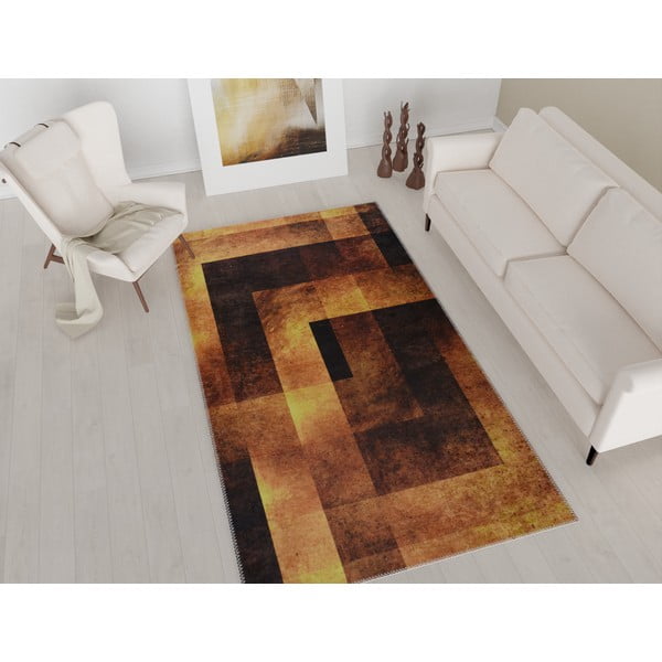 Oranž pestav vaip 50x80 cm - Vitaus-image-1