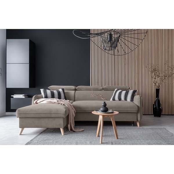 Helepruun sametist nurgadiivan (vasak nurk) Sweet Harmony - Miuform-image-1