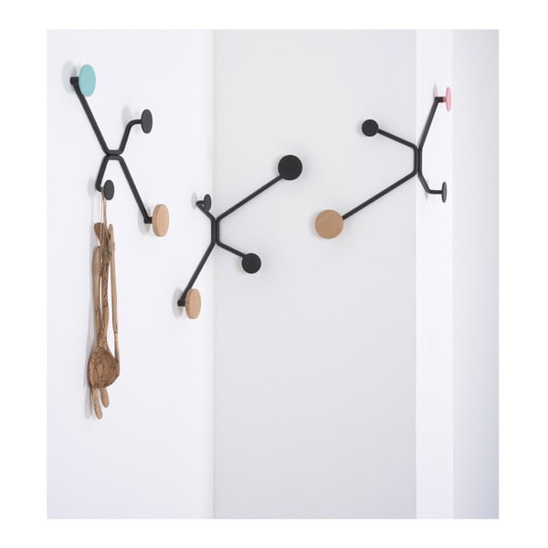 Must nurgapealne seinakinnitus Hook - Gazzda-image-4