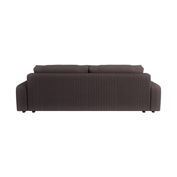 Pruun velvetist panipaigaga diivanvoodi 234 cm Sara - Ropez-image-2