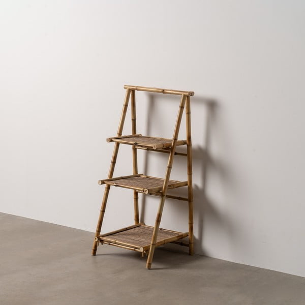 Bambusest riiul 48x100x45 cm Manali - Ixia-image-1