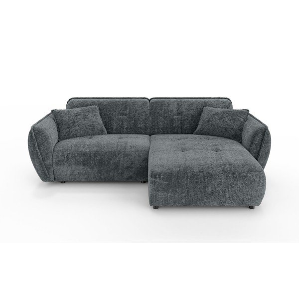 Tumehall šenillist nurgadiivan (parem nurk) Nelia - Ropez