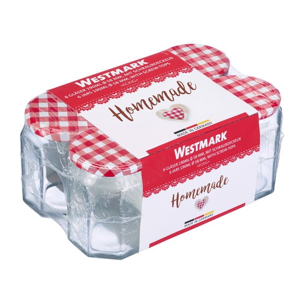 6 klaasi komplekt koos kaanega , 190 ml - Westmark-image-2