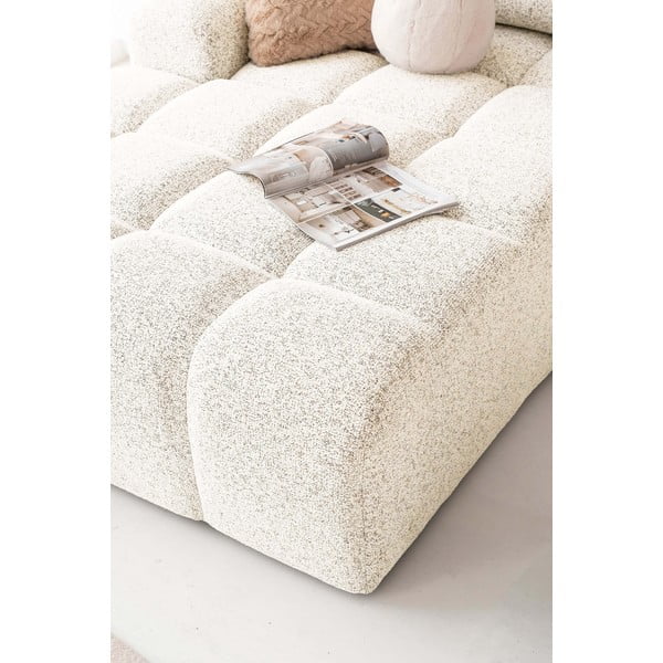 Kreem modulaarne nurgadiivanvoodi koos panipaigaga (vasak nurk) Lulu – Miuform-image-3