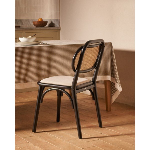 Must-beež söögitool Doriane - Kave Home-image-1