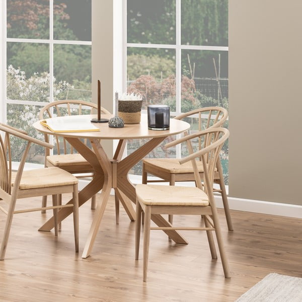 Ümmargune söögilaud ø 105 cm Duncan - Actona-image-1