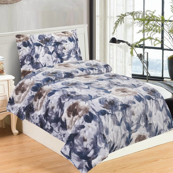 Lilla üheinimese mikrofliisist voodipesu 140x200 cm Riana – My House