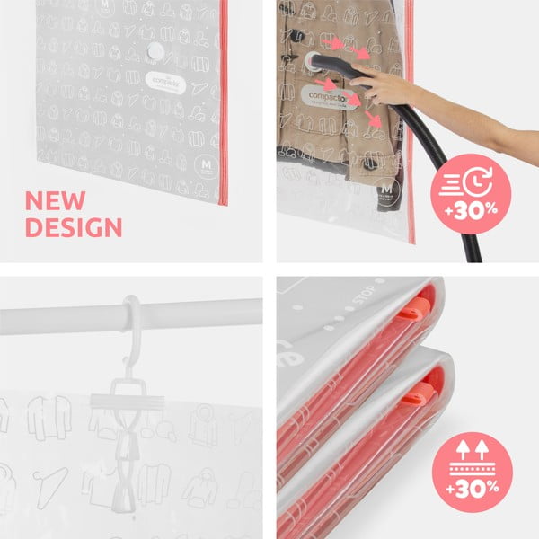 Vaakumkotid 4 tk komplektis Hanging Vacuum M/L – Compactor-image-3