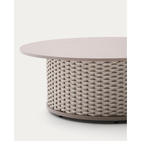 Metallist ümmargune aiakohvilaud ø 99 cm Sedalis - Kave Home-image-3
