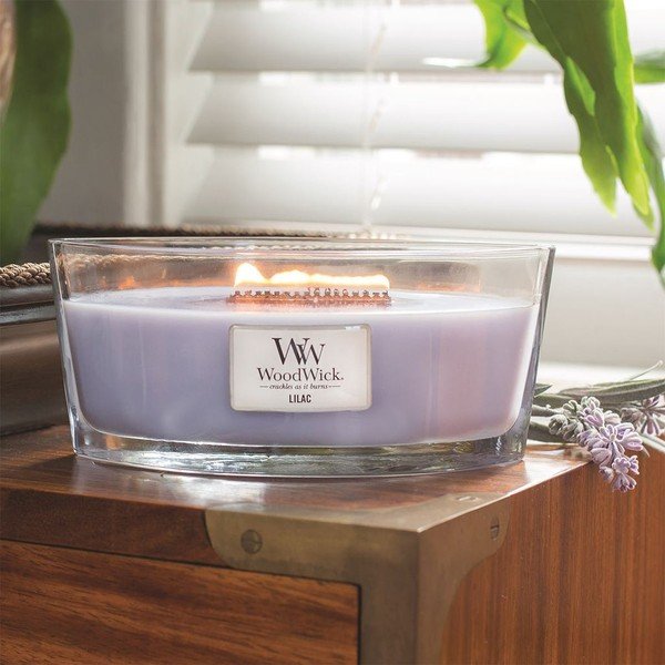 Lilla lõhnaküünal, põlemisaeg 30 tundi Lilac - WoodWick-image-1