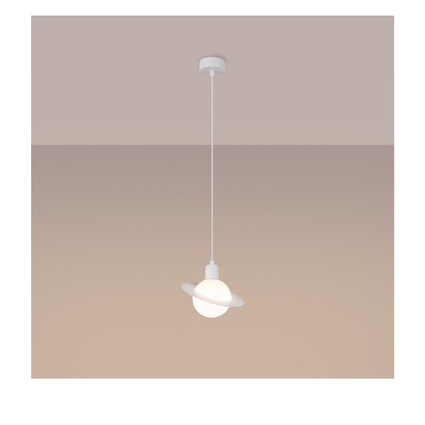 Valge laste valgusti klaasist varjuga Mab - Sollux-image-4