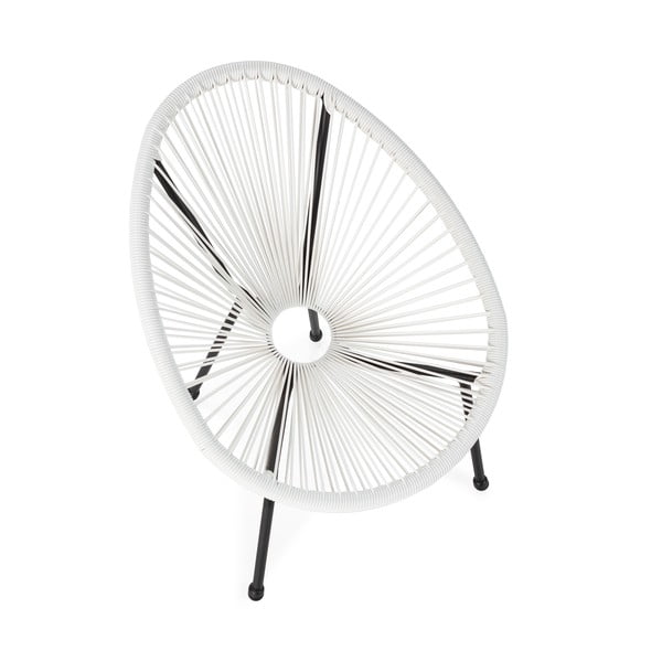 Laste valge rotangist tugitool , 50,5 x 62 x 55,5 cm Avocado - Bonami Essentials-image-4