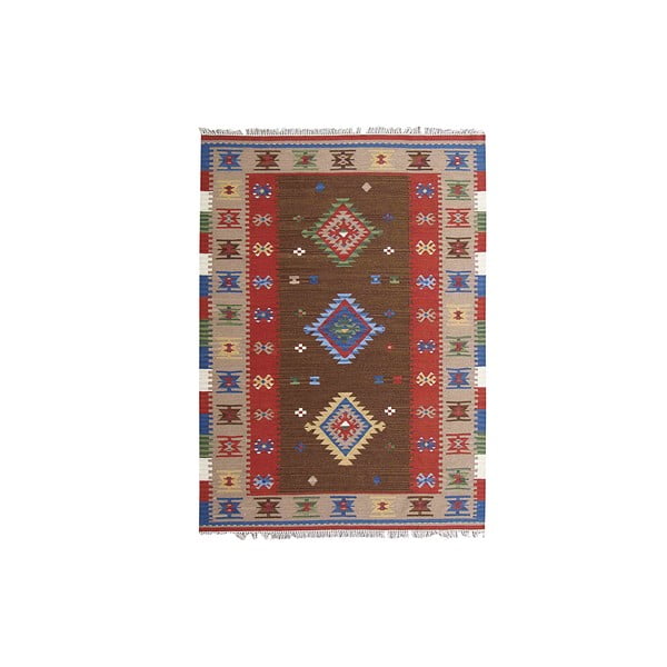 Vlněný koberec Bakero Kilim Classic K39, 155x215 cm