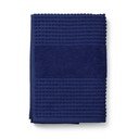 Tumesinine orgaanilisest puuvillast froteerätik 70x140 cm Check - JUNA