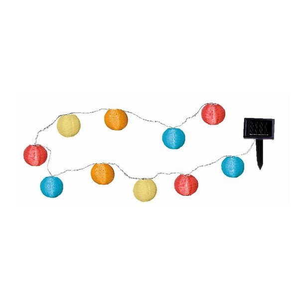 Välitingimustesse sobiv LED-valgustuskett, pikkus 2,7 m Festival - Star Trading