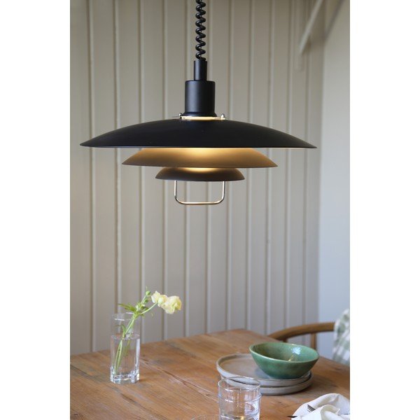 Must rippvalgusti Kikrenes, ø 48 cm Kirkenes - Markslöjd-image-2