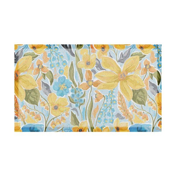 PVC uksematt 40x70 cm Flowers - Artsy Doormats
