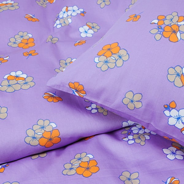 Üheinimesevoodipesu puuvillasest satiinist lavendlivärvides 140x200 cm Grand Pleasantly - JUNA-image-2