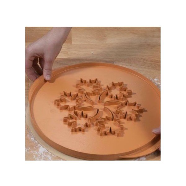 Oboustranný vysekávač na koláče Nordic Ware Listy-image-3