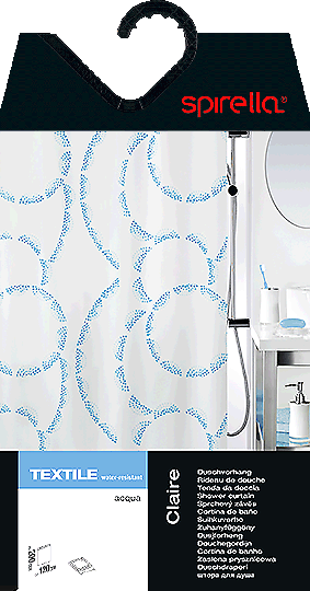 Dušikardin 180x200 cm Claire - Spirella-image-1