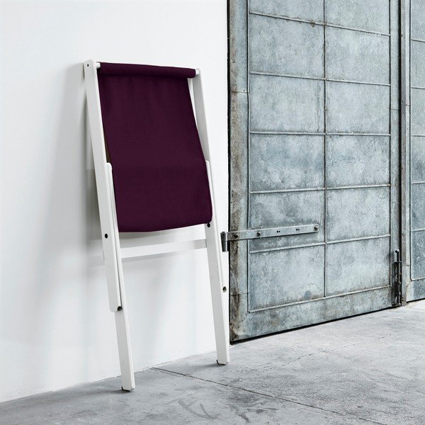 Skládací křeslo Karup Boogie White/Purple Plum-image-1