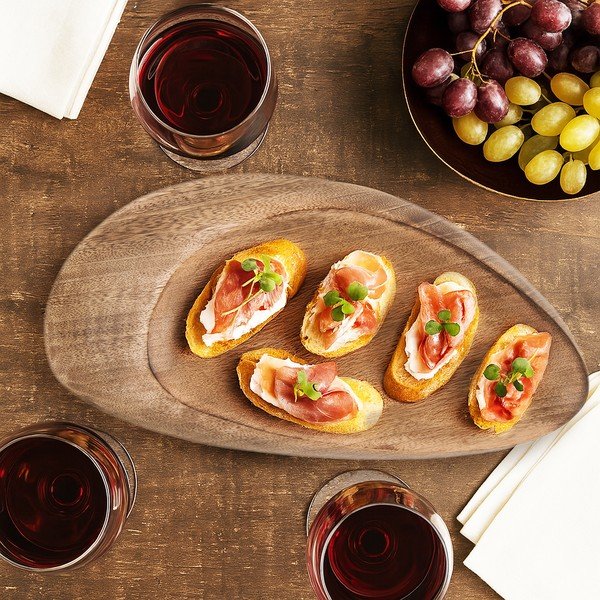 Puidust kandik 20x39 cm Mango - Orion-image-1