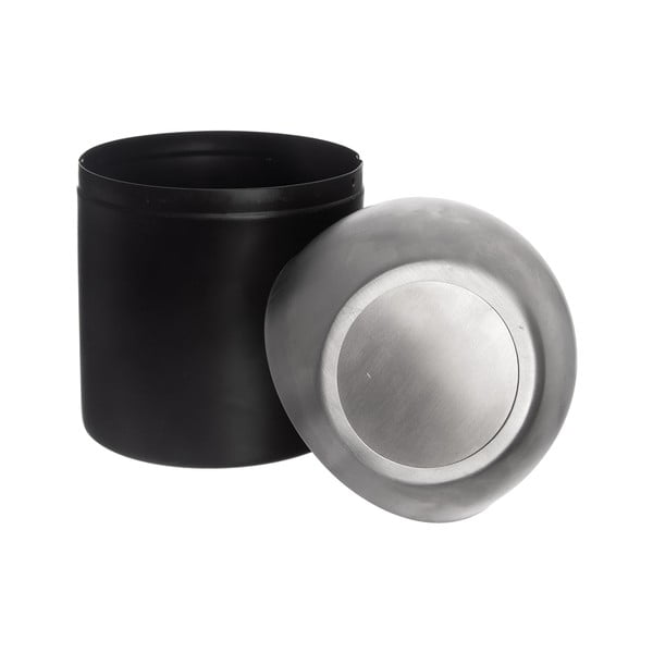 Must roostevabast terasest prügikast 1,2 l BLACK - Orion-image-2