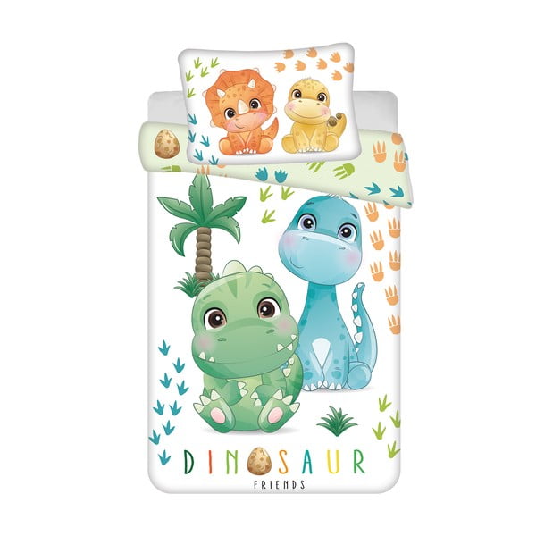 Puuvillane laste voodipesu 100x135 cm Dino - Jerry Fabrics