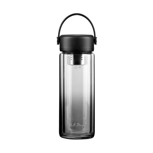 Must klaasist pudel 350 ml Fuori - Vialli Design