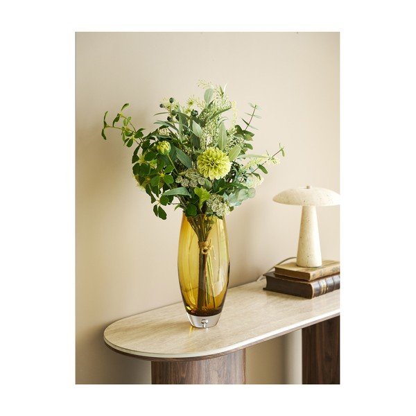 Oranž klaasist vaas (kõrgus 32 cm) - House Nordic-image-1