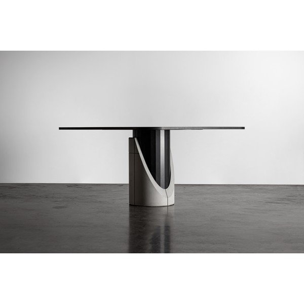 Tammeplaadiga söögilaud 140x140 cm Sharp - Lyon Béton-image-2