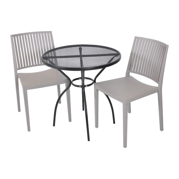 Beež plastikust aiatool Bars - Rojaplast-image-2