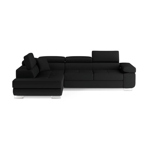 Must nurgadiivan, muudetav / koos panipaigaga, vasak nurk Anton – ELTAP