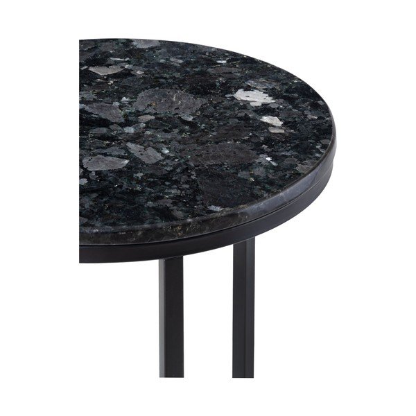 Mustast graniidist laud musta Crystal alusega, ⌀ 50 cm Crystal Labradorite - RGE-image-4