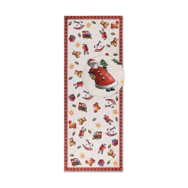 Punane jõulumotiividega koridorivaip 80x200 cm Red Christmas - Villeroy&Boch