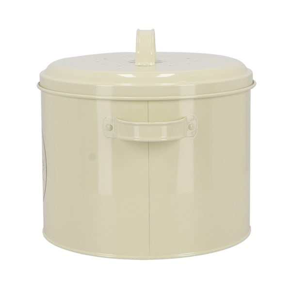 Valge kompostitav jäätmekonteiner 6,3 l Vintage - Esschert Design-image-3