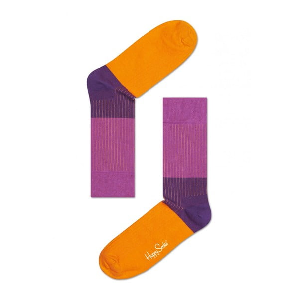 Ponožky Happy Socks Purple and Orange, vel. 36-40