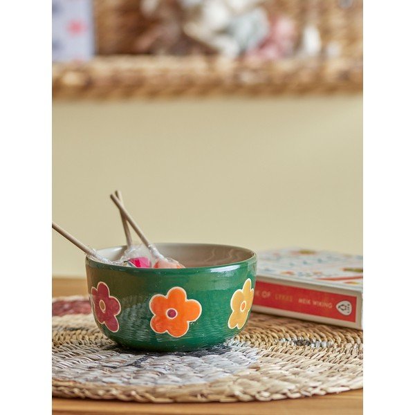 Tumeroheline lastekauss kivikeraamikast, ø 12 cm Addy - Bloomingville Mini-image-2