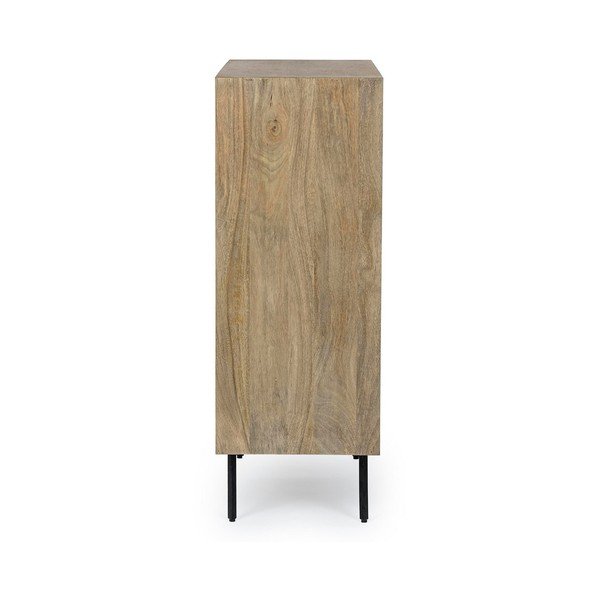 Naturaalne mangopuidust kapp, 92x110x40 cm Darsey – Bizzotto-image-2