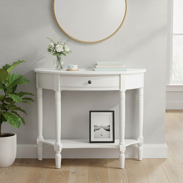 Valgest männist konsoollaud 32x93 cm Heritage - Premier Housewares-image-1