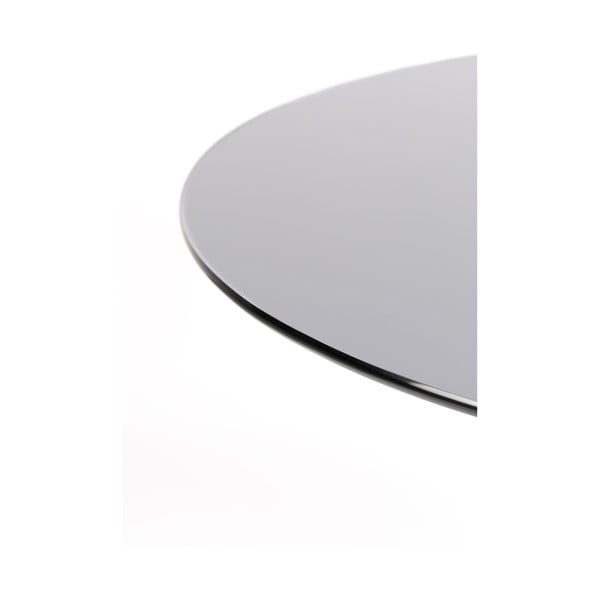 Ümmargune söögilaud klaasist lauaplaadiga ø 104 cm Floris - White Label-image-3